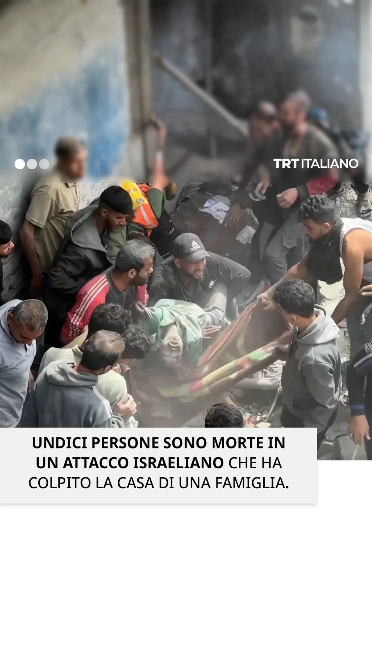 Almeno 11 persone sono rimaste uccise e 35 ferite in un attacco condotto da Israele a Gaza